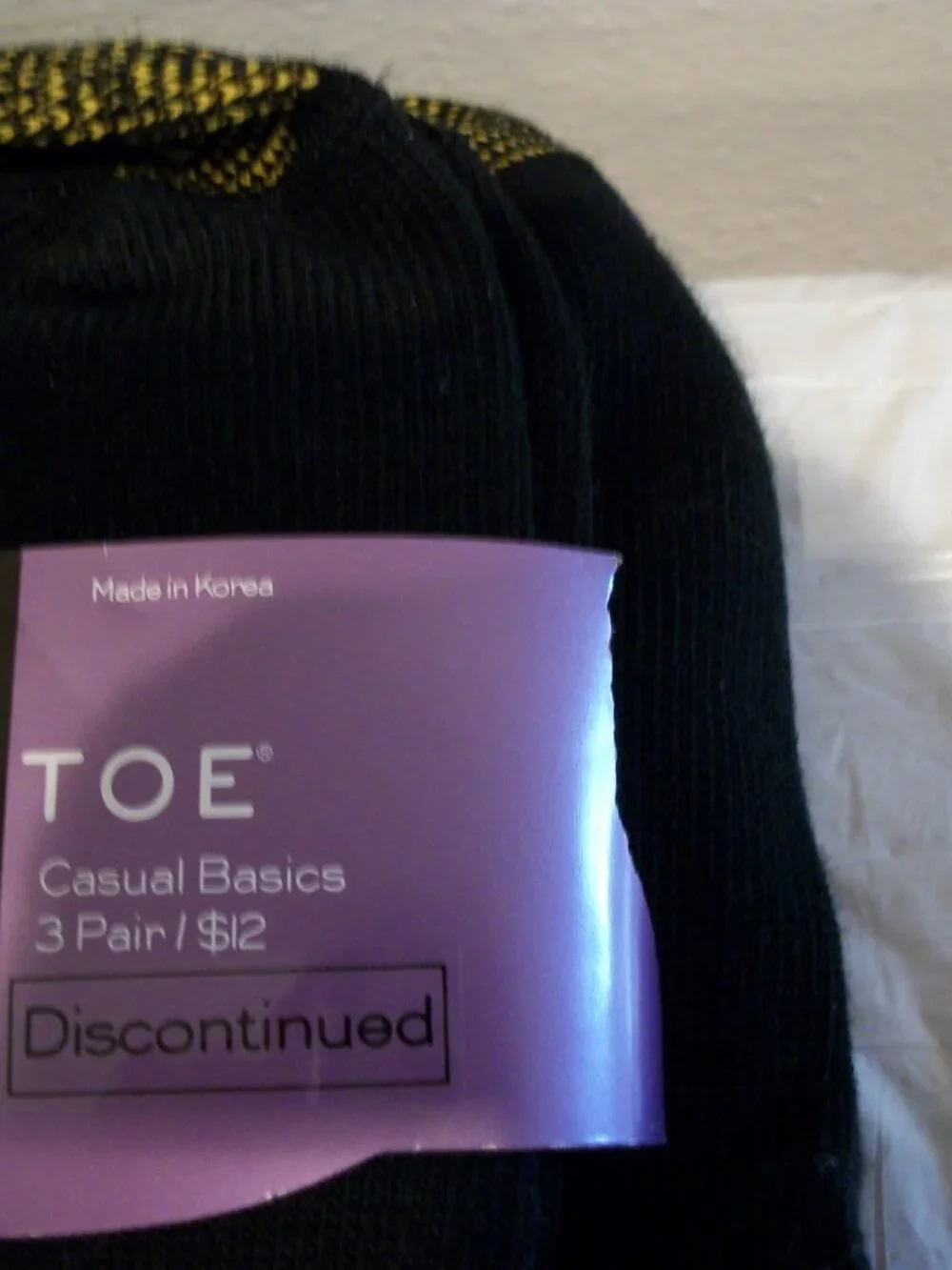 Gold Toe Ladies Ankle Sz  6-9 (Shoe Sz) BLACK Bundle of Socks